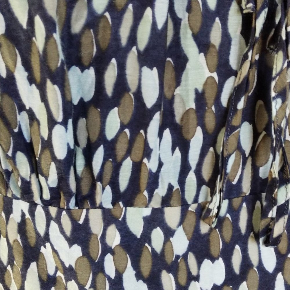 Banana Republic cotton silk cap sleeve lined lightweight dress size 10 - Picture 3 of 6